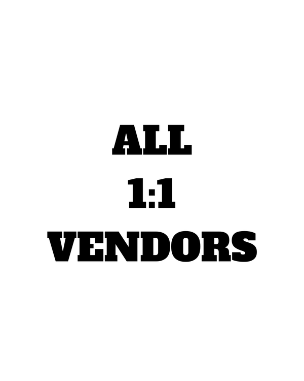 ALL 1:1 VENDORS